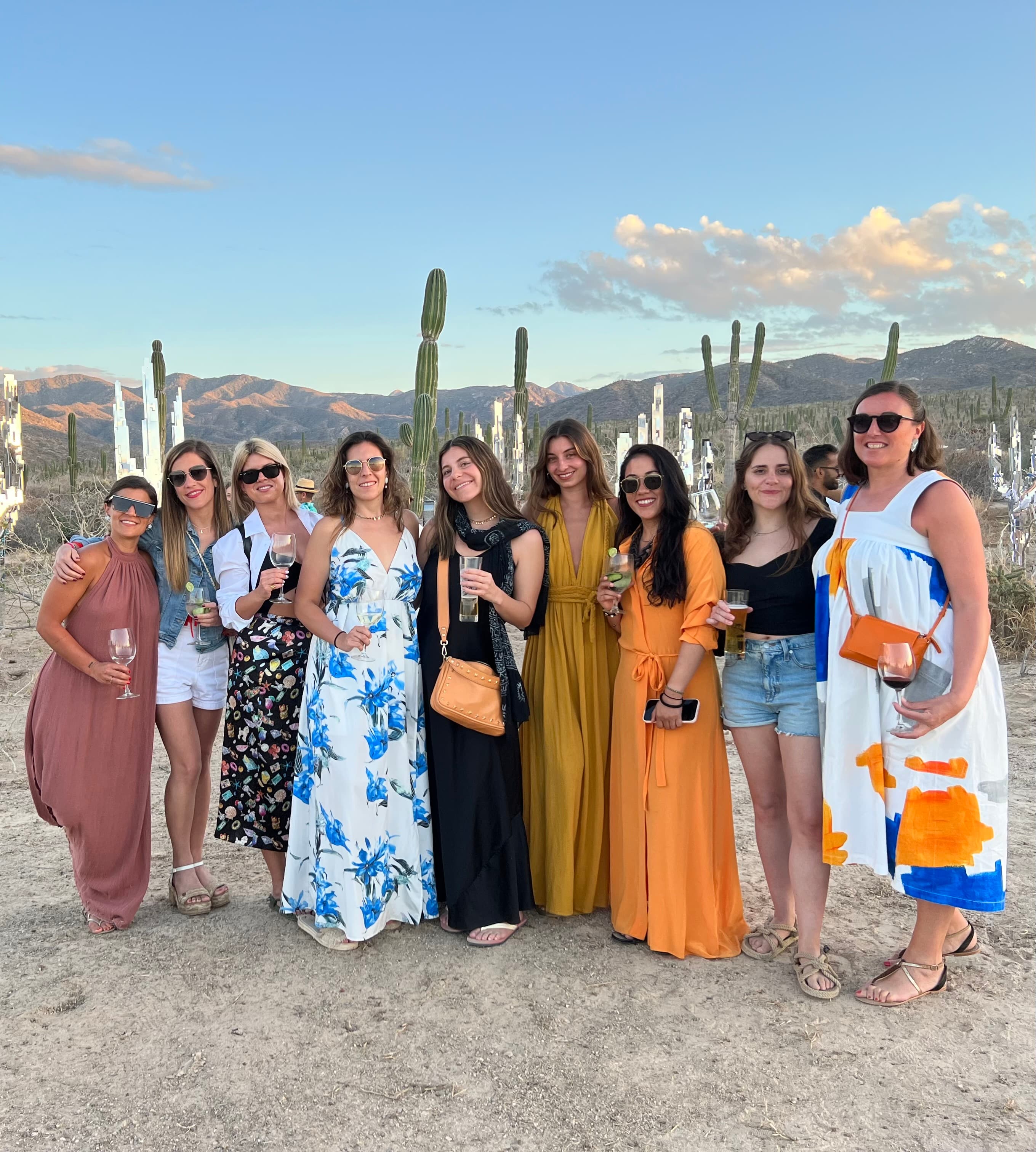 Grupo en el desierto