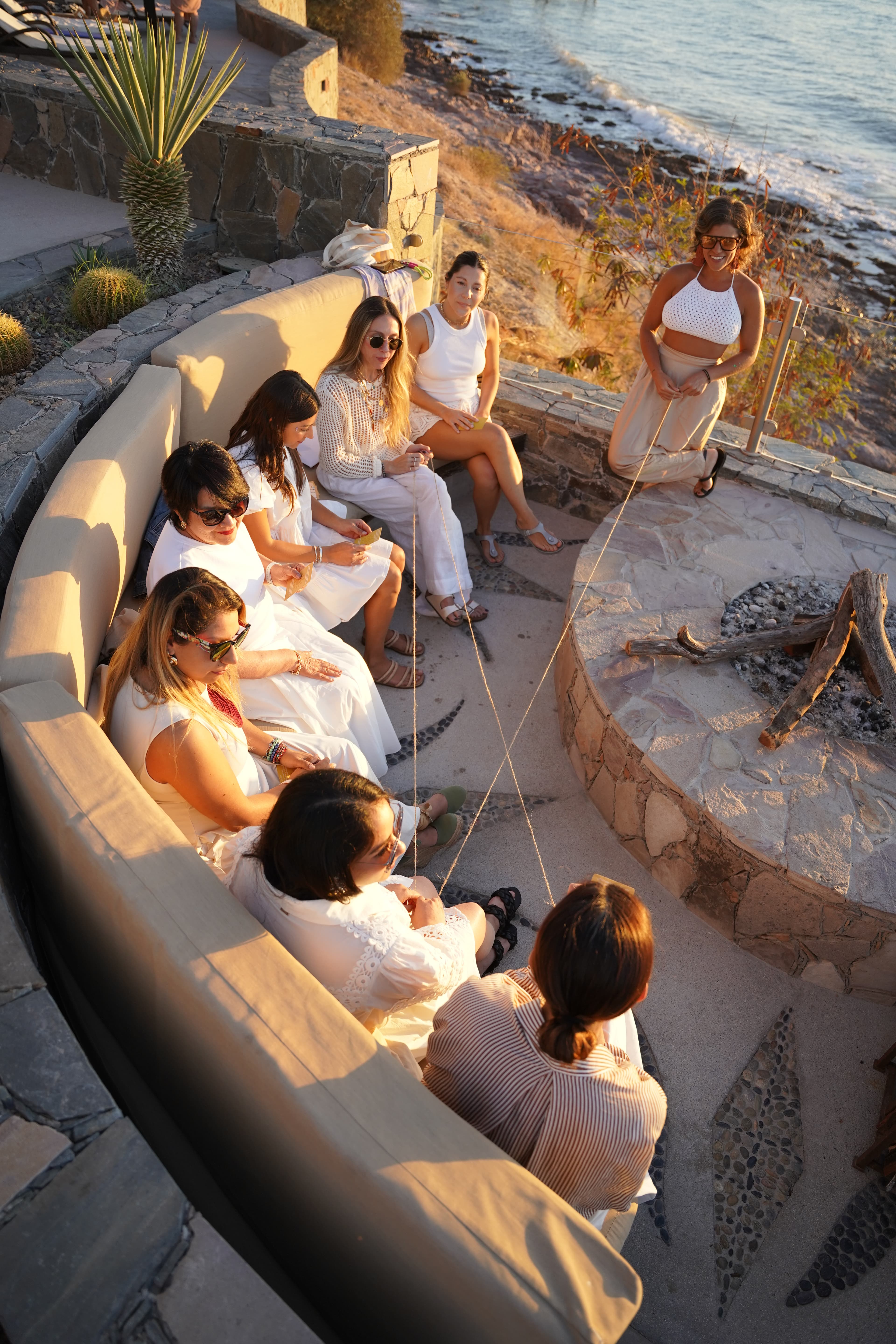 Grupo en terraza